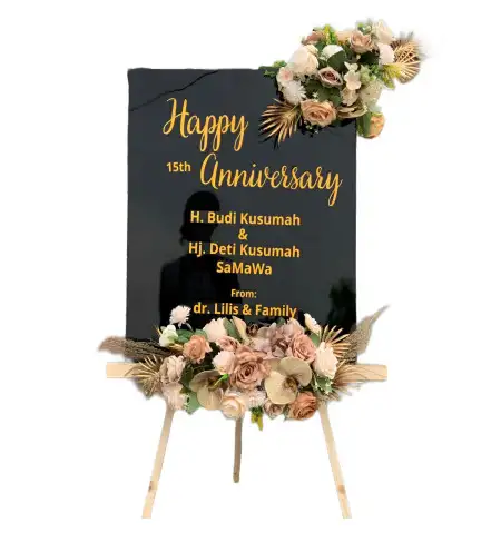 Papan Bunga Akrilik Belawan Bahagia